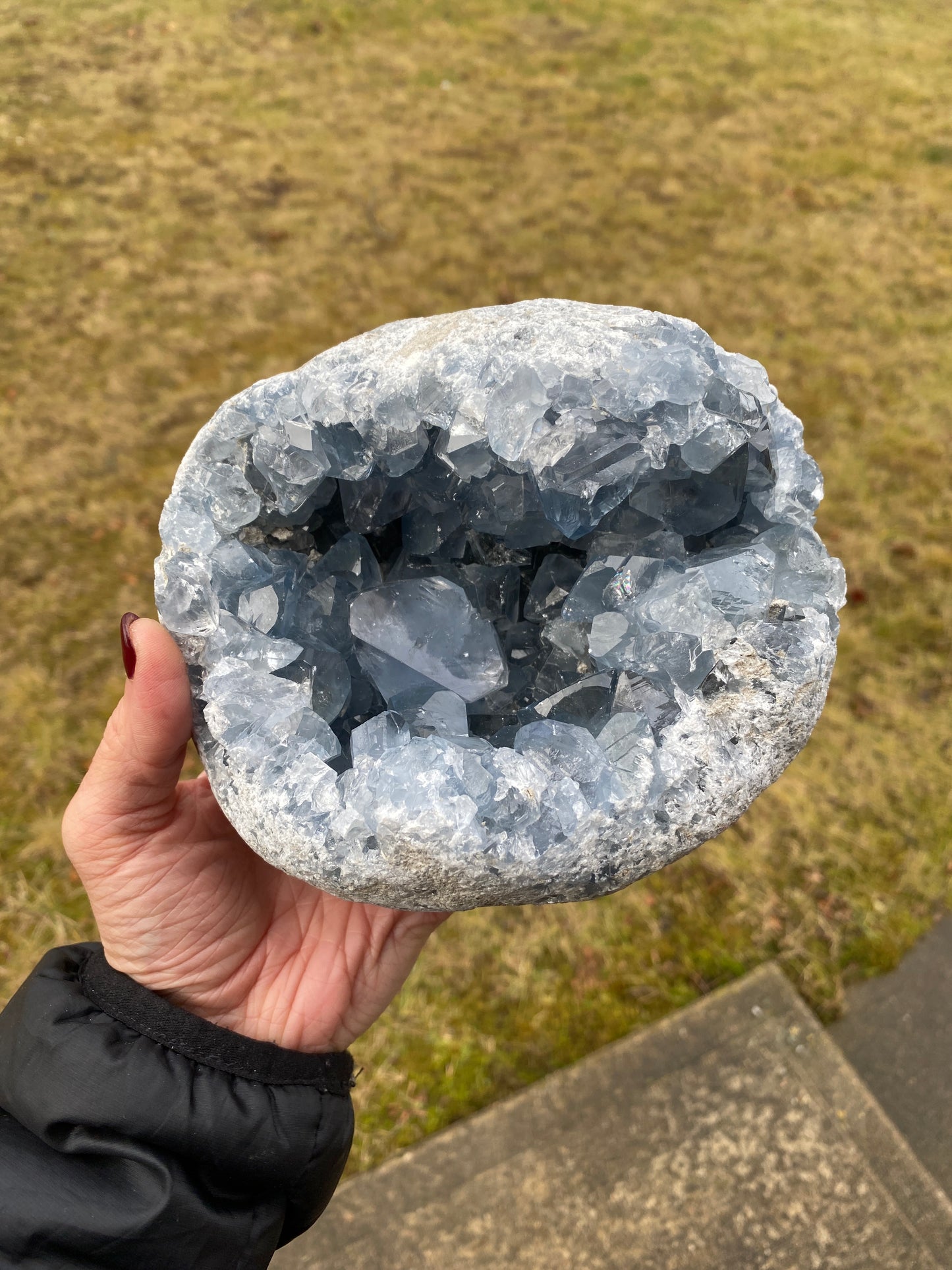 Celestite Geode, 7.7lbs