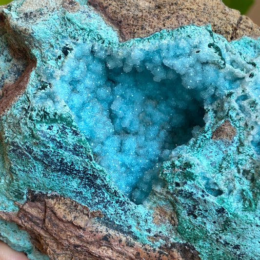 Large Drusy Chrysocolla, DRC