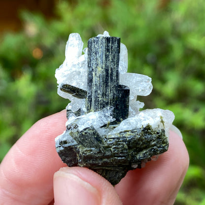Epidote in Quartz, Peru