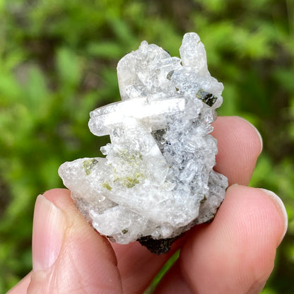 Epidote in Quartz, Peru
