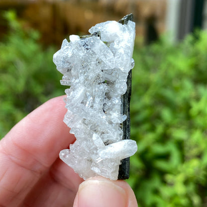Epidote in Quartz, Peru