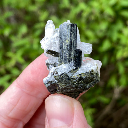 Epidote in Quartz, Peru