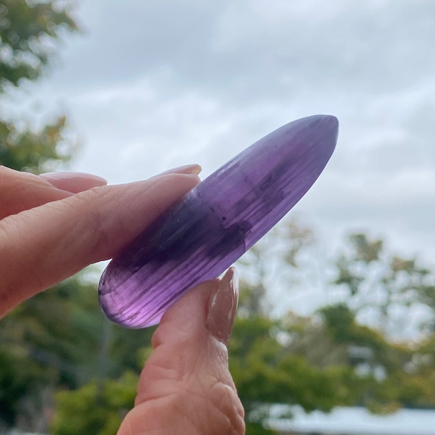 Gem Lepidolite Wand