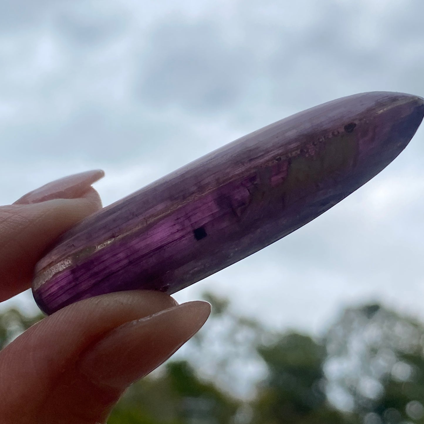 Gem Lepidolite Wand