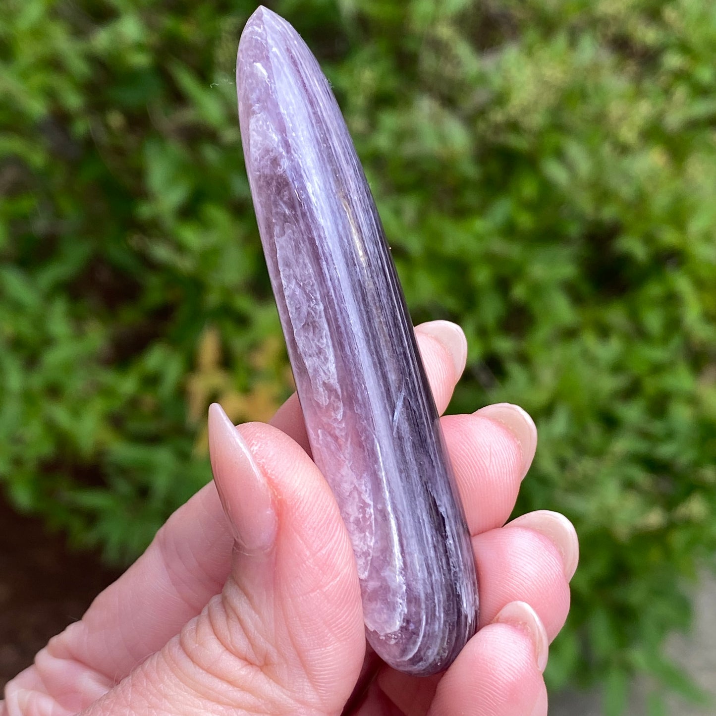 Gem Lepidolite Wand