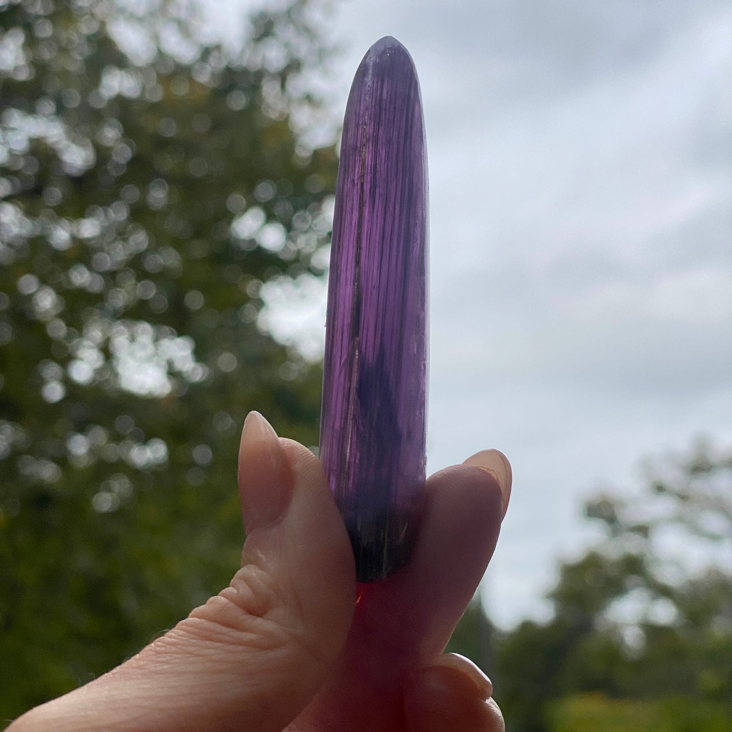 Gem Lepidolite Wand