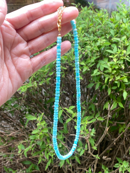 Teal Amazonite Necklace