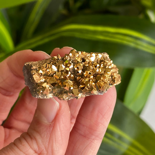 24 Karat Gold Aura Quartz, Italy