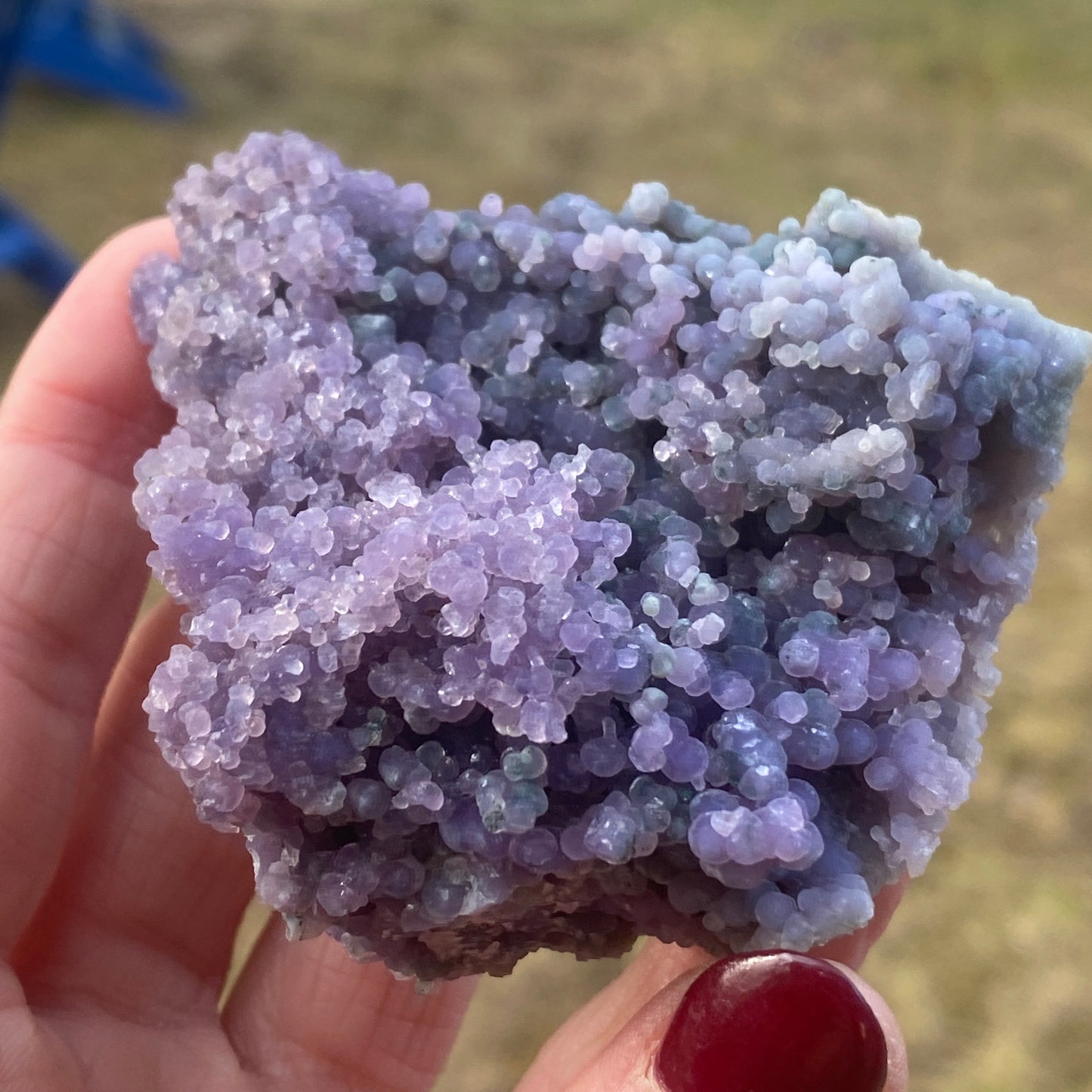 Drusy Grape Agate Specimen