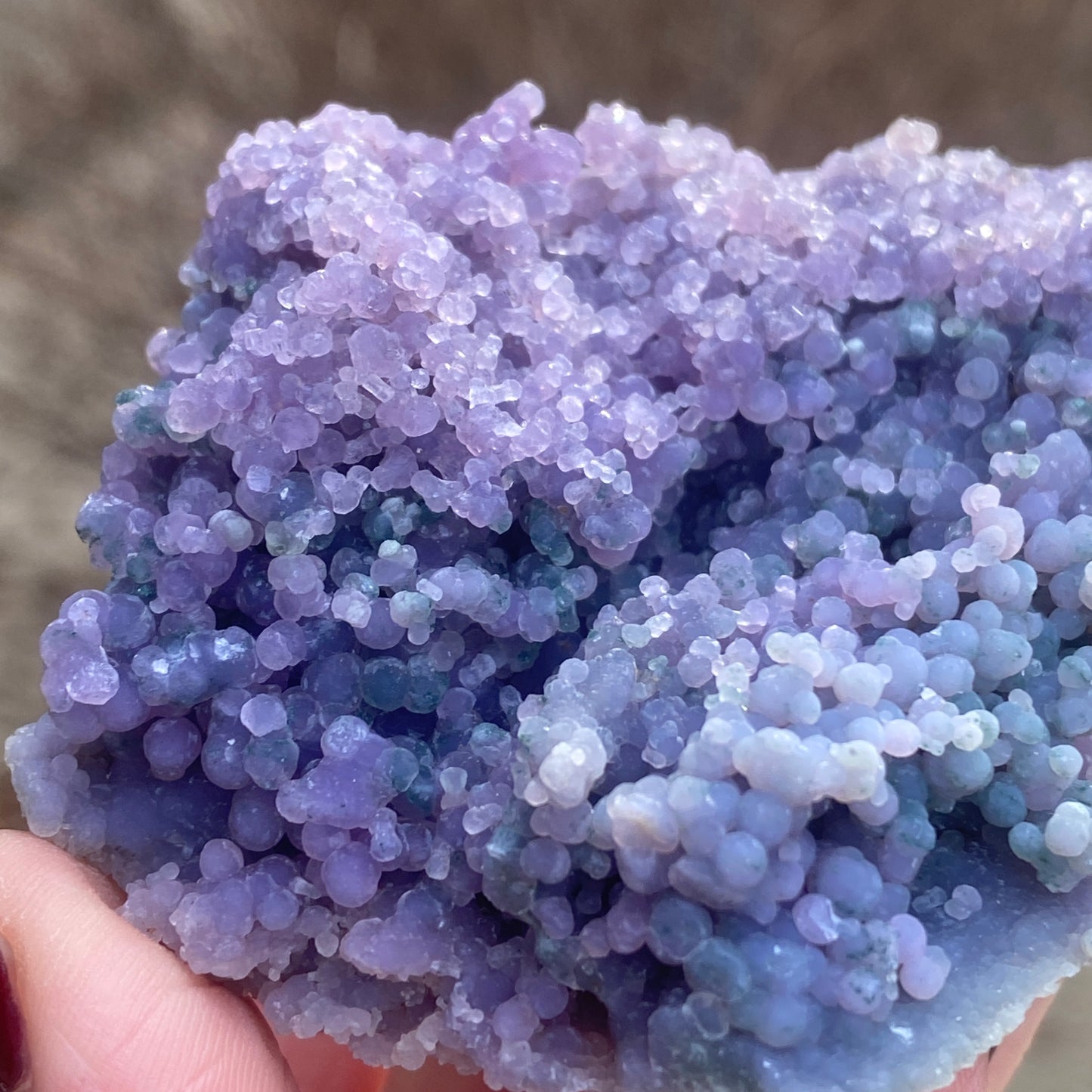 Drusy Grape Agate Specimen