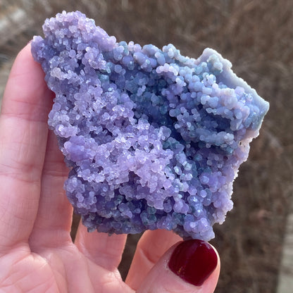 Drusy Grape Agate Specimen