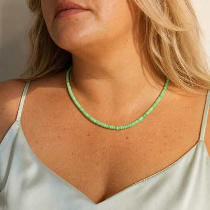 Peruvian Green Opal Necklace
