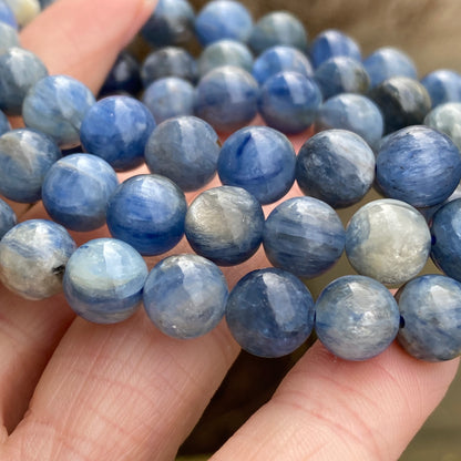 Kyanite Bead Bracelet, 8mm