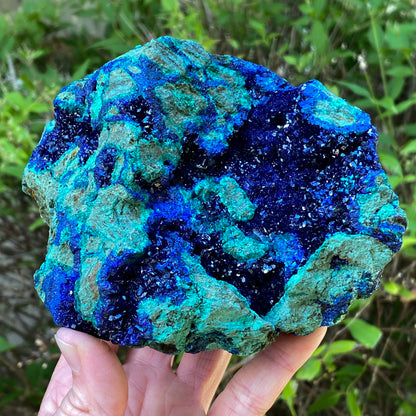 Azurite, Malachite Crystal