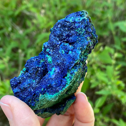 Azurite, Malachite Crystal
