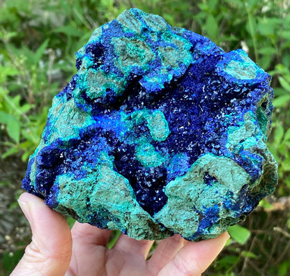 Azurite, Malachite Crystal