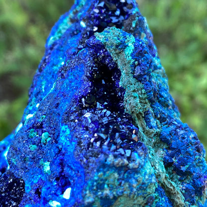 Azurite, Malachite Crystal
