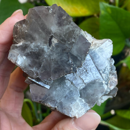 Large Purple Aragonite Crystal, Spain