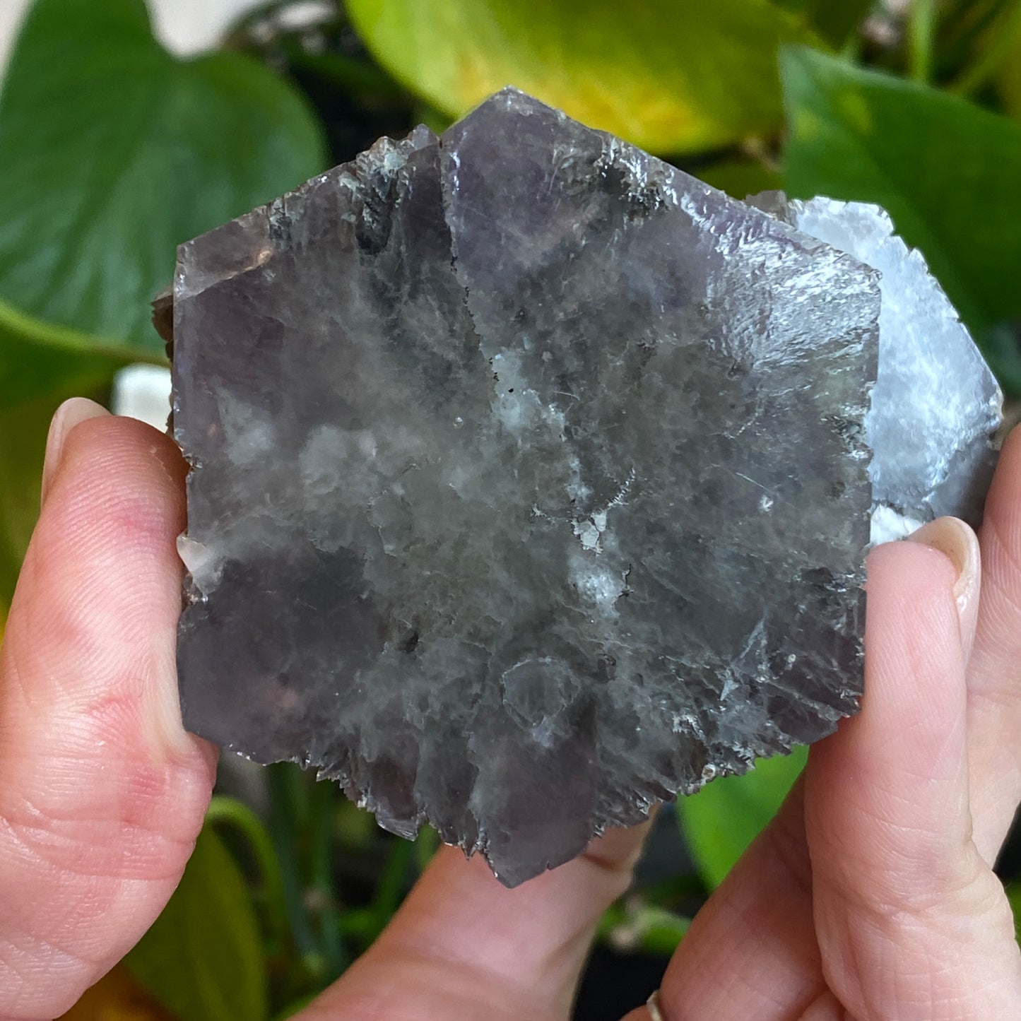 Large Purple Aragonite Crystal, Spain