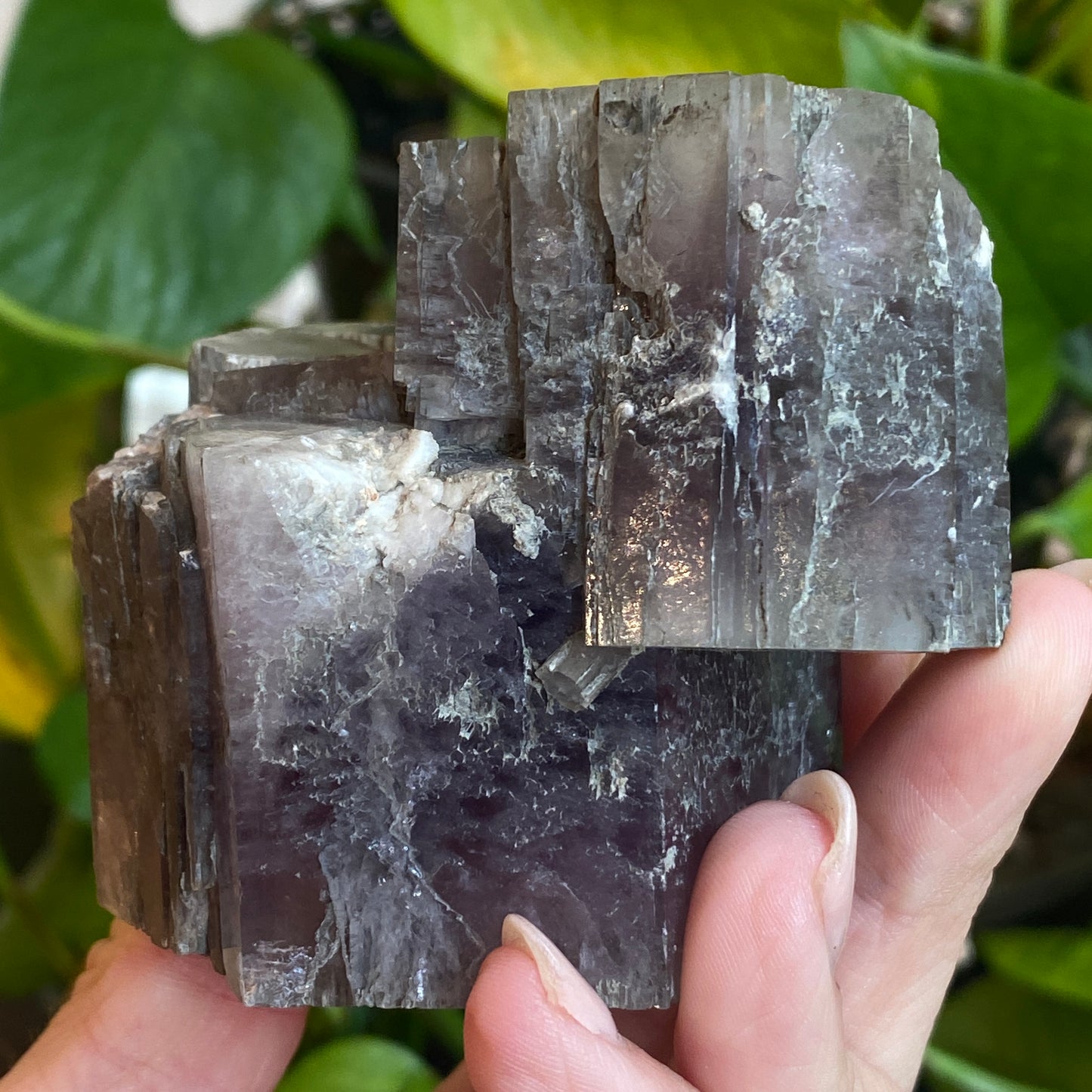 Large Purple Aragonite Crystal, Spain