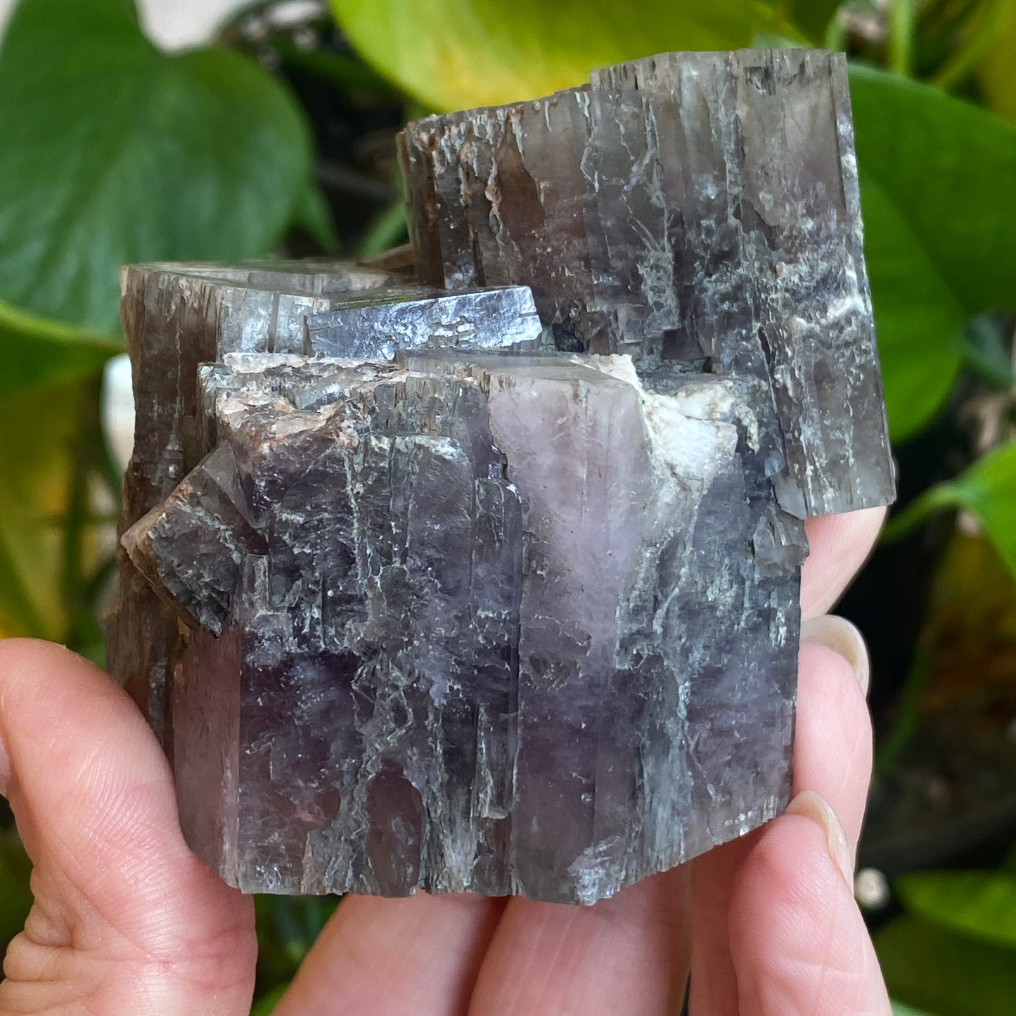 Large Purple Aragonite Crystal, Spain