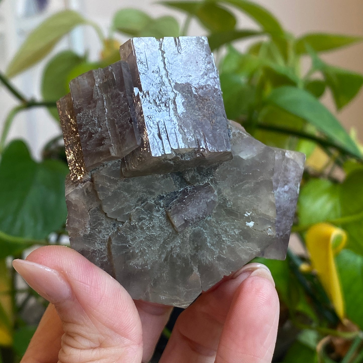 Large Purple Aragonite Crystal, Spain