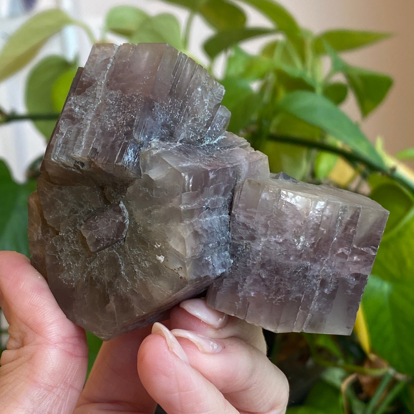 Large Purple Aragonite Crystal, Spain