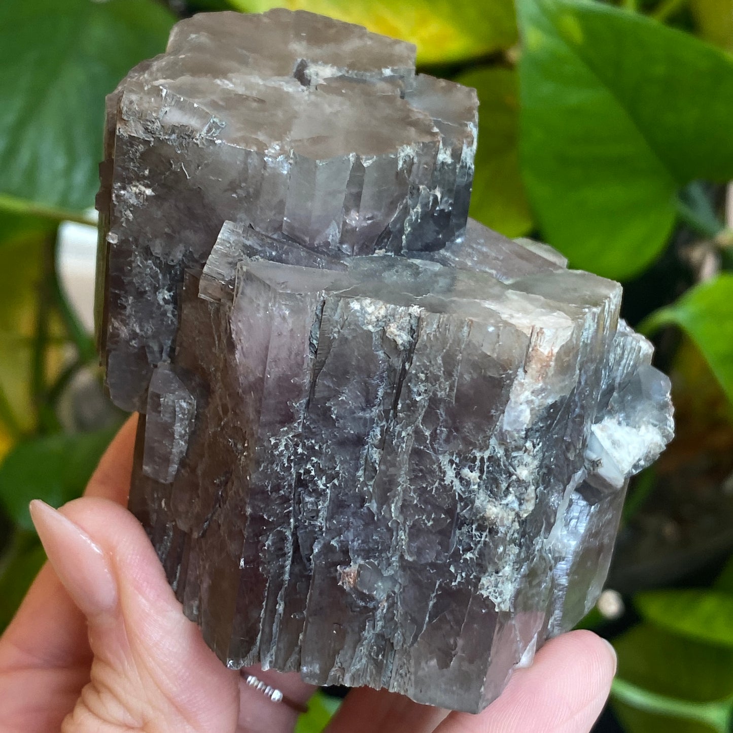 Large Purple Aragonite Crystal, Spain