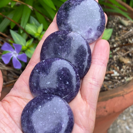 Lepidolite Worry Stone