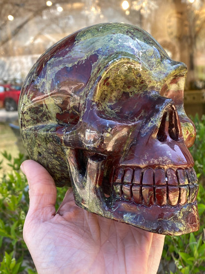 Dragon's Blood Skull, Large, 6in
