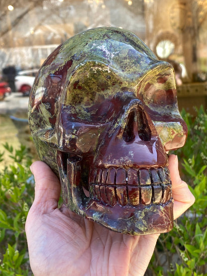 Dragon's Blood Skull, Large, 6in
