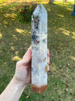Mosaic Jasper Tower, Rare Combination Stone