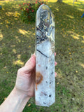 Mosaic Jasper Tower, Rare Combination Stone