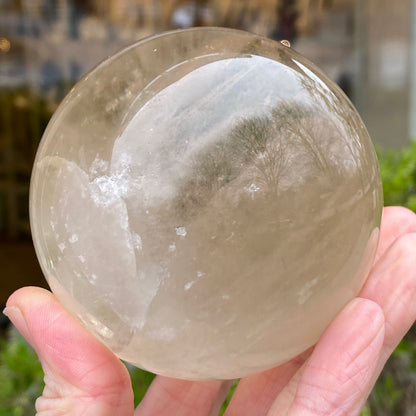Natural Citrine Sphere, 3in, old stock