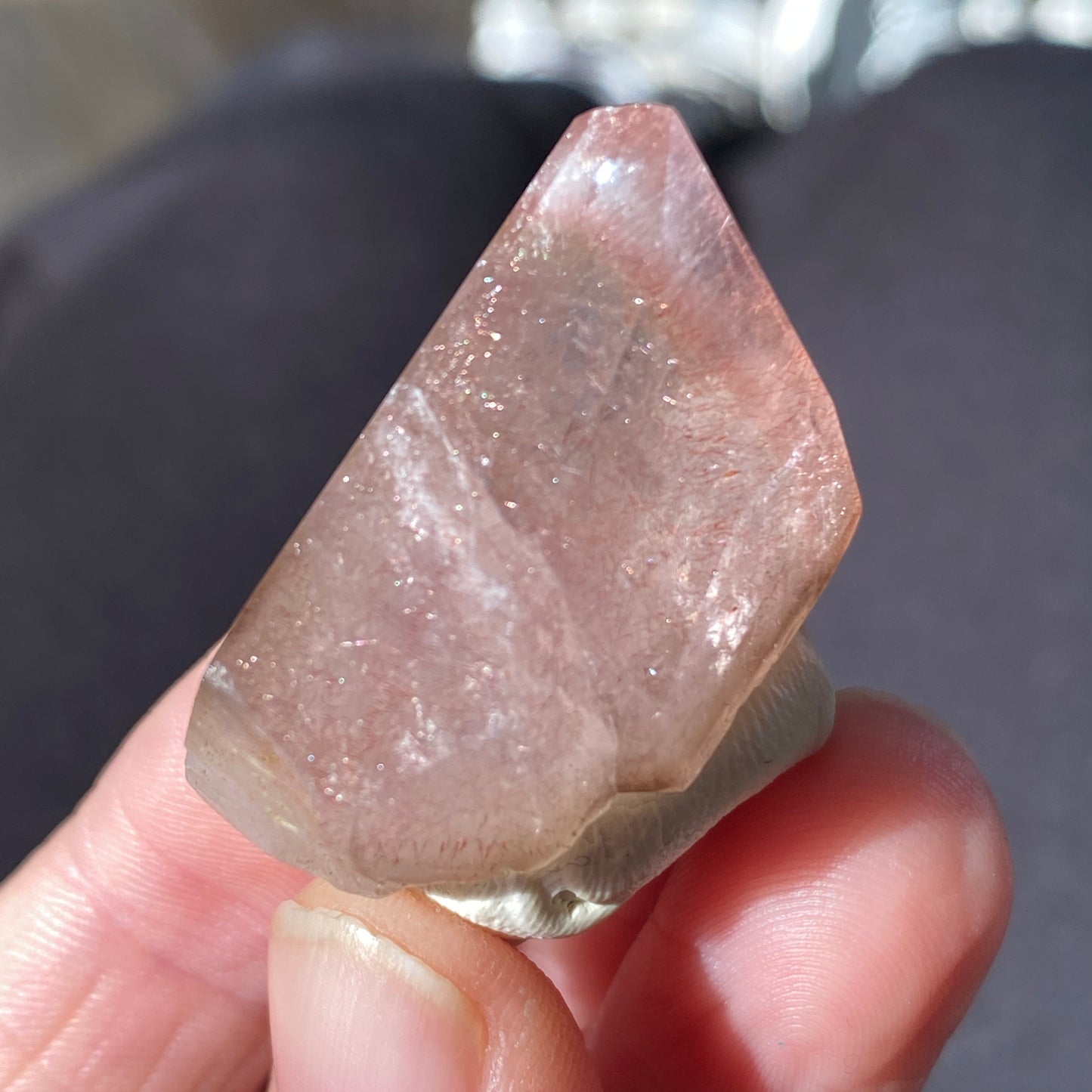 Rare Natural Strawberry Quartz, Kazakhstan