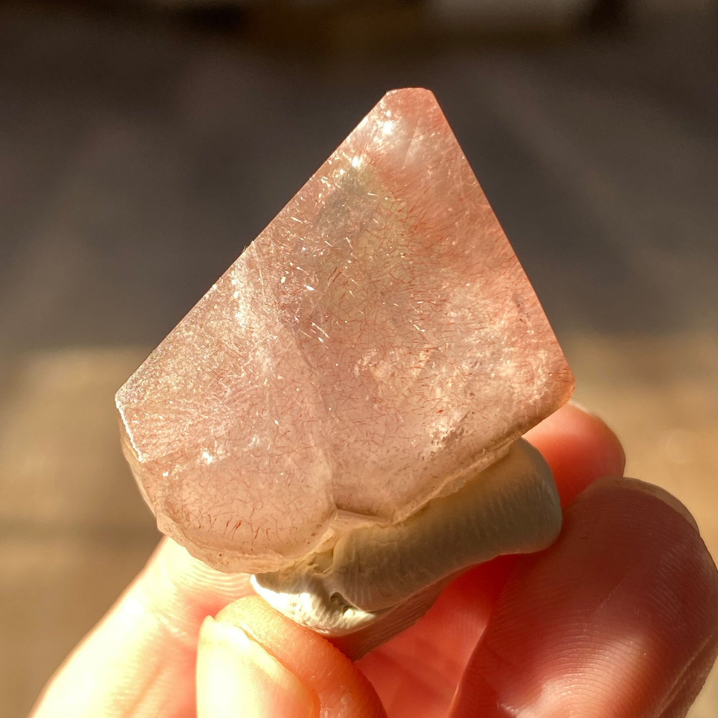 Rare Natural Strawberry Quartz, Kazakhstan