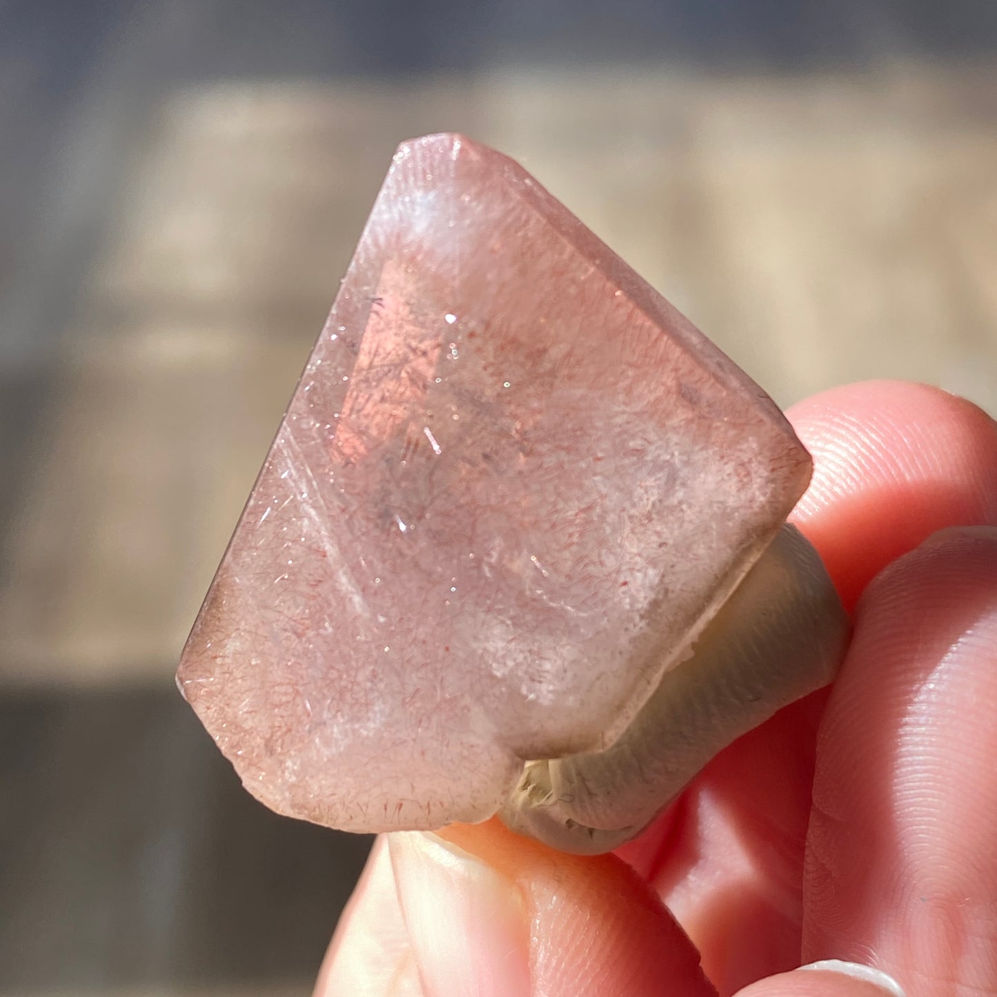 Rare Natural Strawberry Quartz, Kazakhstan