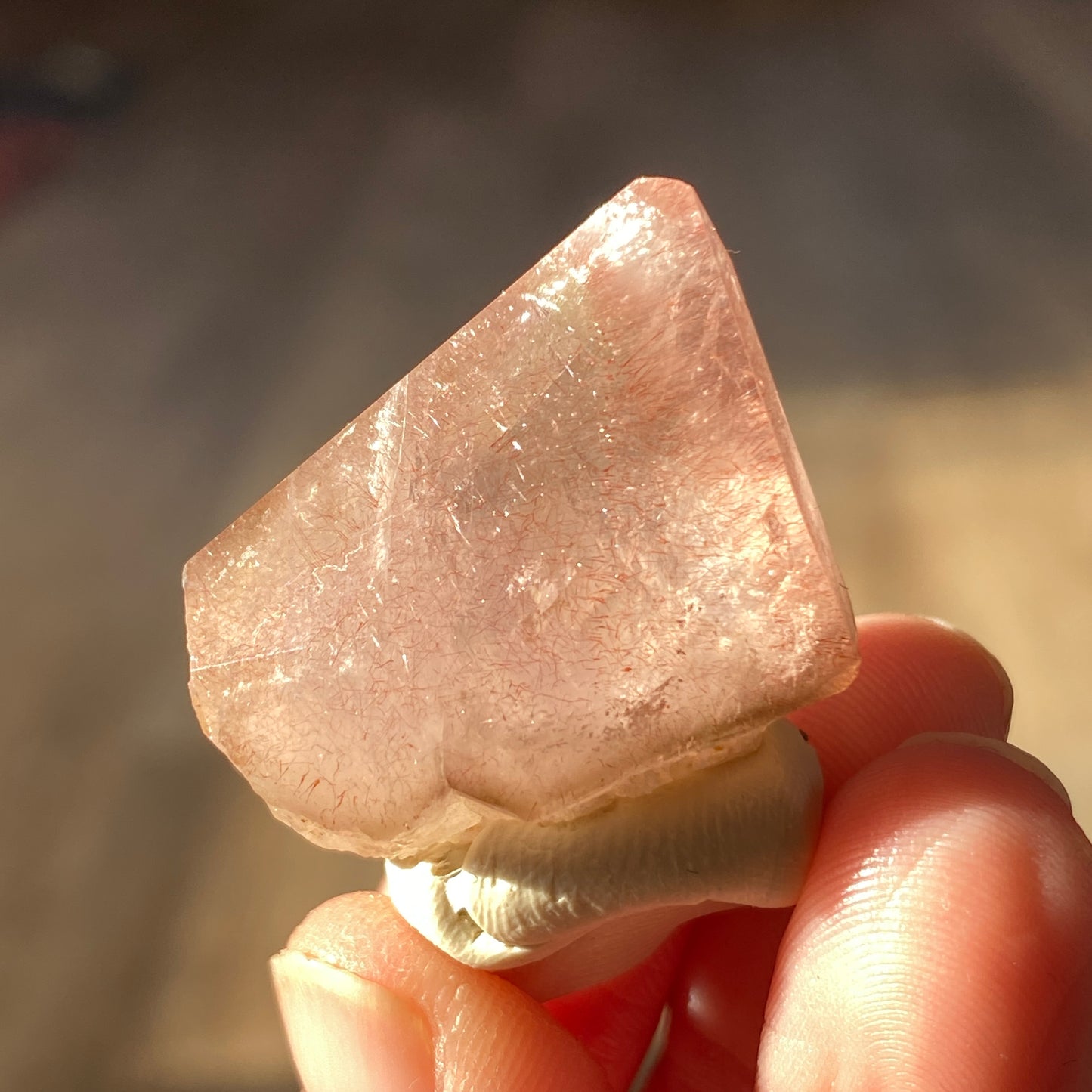 Rare Natural Strawberry Quartz, Kazakhstan