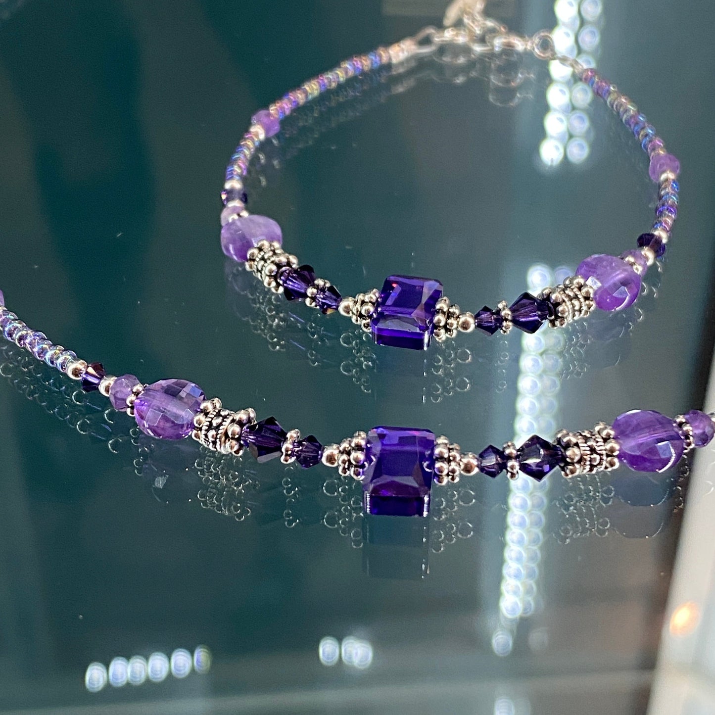 Amethyst Jewelry Collection, Handmade in Wisconsin