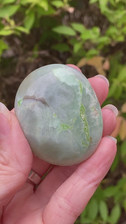 Garnierite Palm Stone