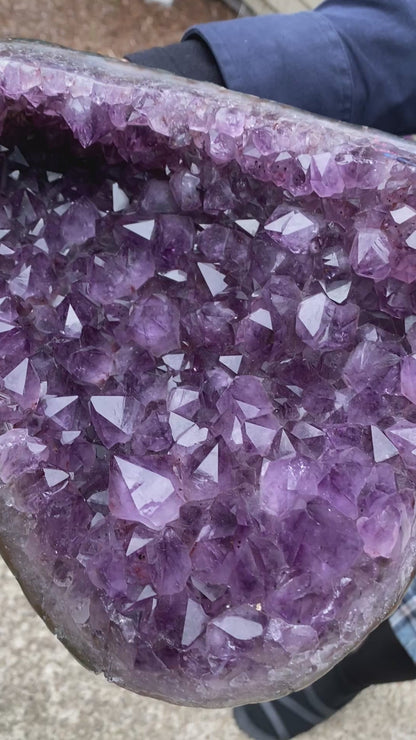 Large Amethyst 'Dish' Shaped Geode
