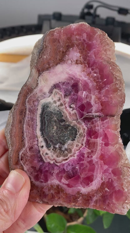 Rare Cobaltoan Calcite Slab