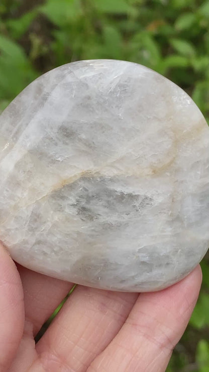 Natrolite Palm Stone