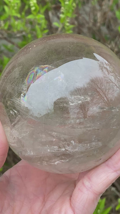 Smoky Quartz Sphere, 3in