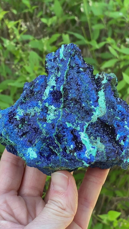 Azurite, Malachite Crystal
