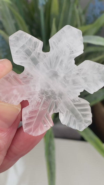 Quartz Crystal Snowflake