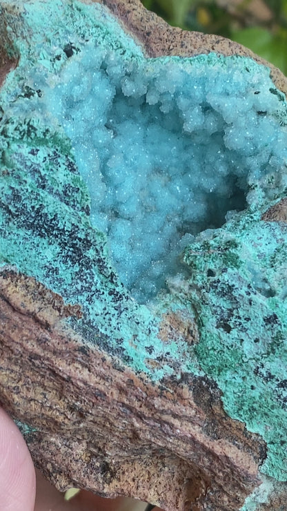 Large Drusy Chrysocolla, DRC