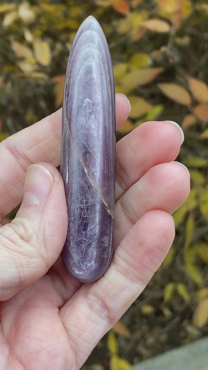 Gem Lepidolite Wand