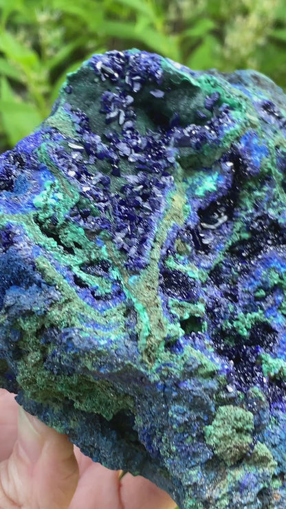 Azurite with Malachite, 3lb
