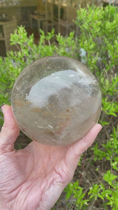 Large Smoky Quartz Sphere, 4in